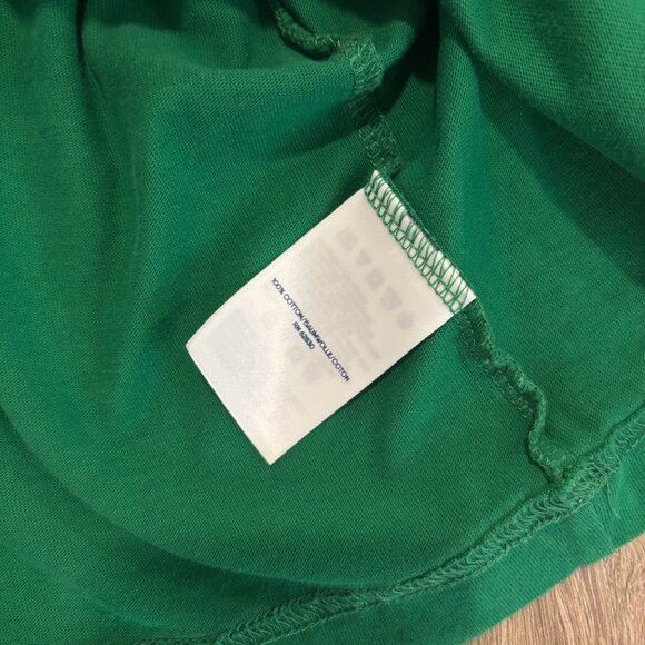 Lands' End Short Sleeve Super Tee, Court Green (Men's M) - Picture 3 of 4